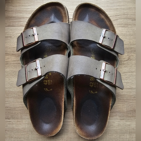 Birkenstock Arizona EU42 Unisex Slide Sandals Buckle Summer Comfort Boho Beach - Picture 1 of 8